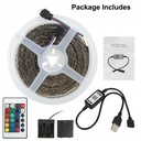 5V USB RGB Bluethooth + Remote Control Strip Light 3Meter Waterproof with Mood light for TV