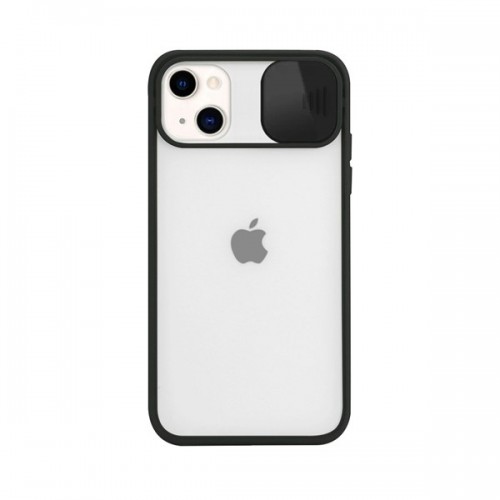 iPhone 11 Pro Max Slide Camera Lens Protection Cover Phone Case ShockProof TPU (Case Mate) ) Black