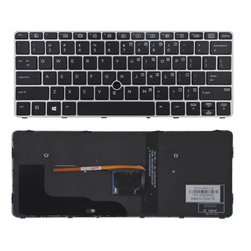 [N01]HP EliteBook 820 G3 Keyboard US English With Backlit & Pointer 826630-001