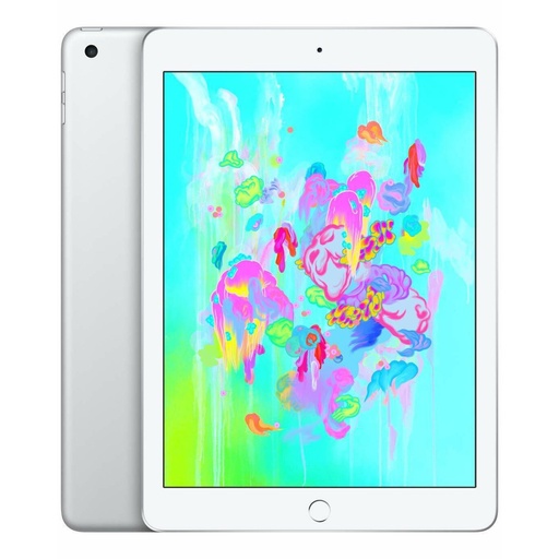 [T0010010820] iPad 6th Gen 9.7" Cellular + Wi-Fi 32GB Silver A1954 A Grade 100% Battery Health( Refurbished )