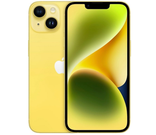 [M0010011195] iPhone 14 256GB SS+eSim Yellow A Grade above 90% Battery Health( Refurbished )